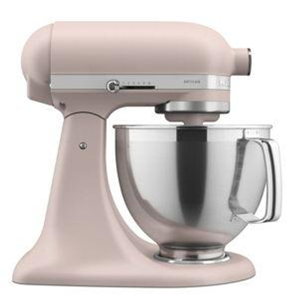 Artisan® Series 5 Quart Tilt-Head Stand Mixer with Premium Accessory Pack - Feather Pink | KitchenAid US