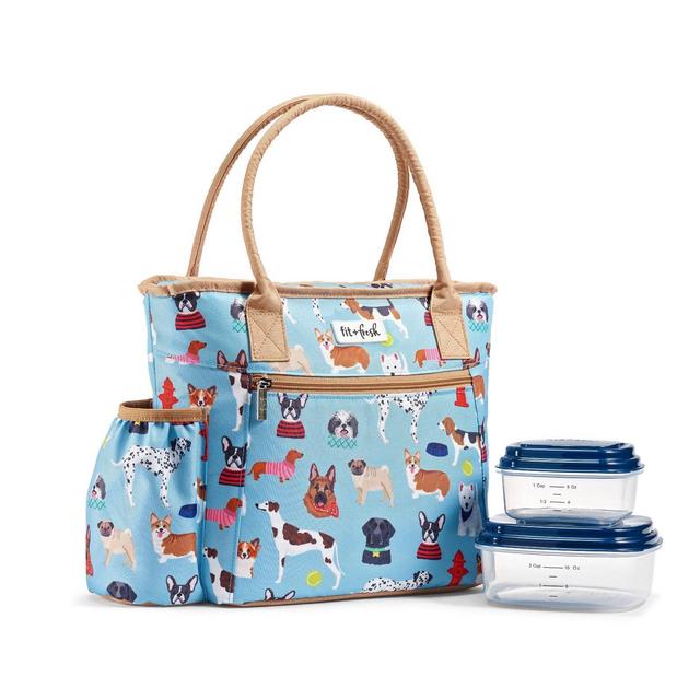Fit & Fresh Atwater Lunch Kit - Dog Breeds Orchid