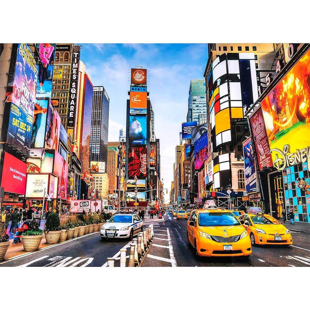 Jigsaw Puzzle - 1000 Piece Jigsaw Puzzles for Adults, Family Game - New York City - 27 x 20 Inches - Challenging Family Activity Perfect for Game Nights