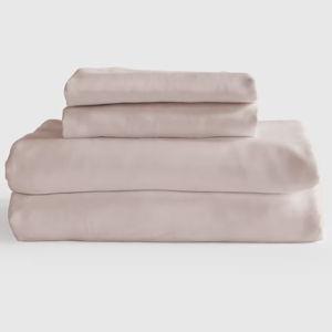 Bamboo Queen Sheet Set in Soft Blush