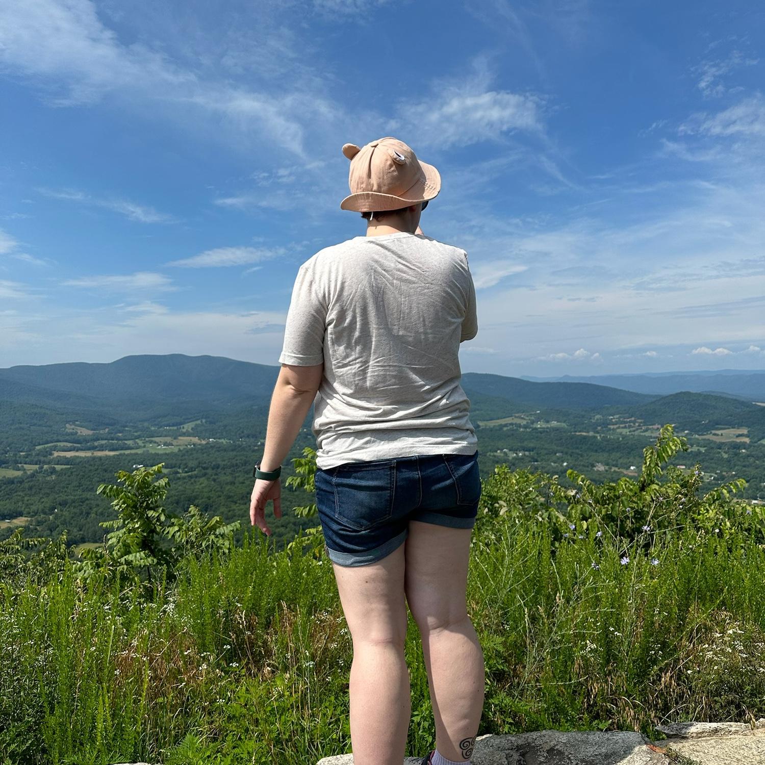 Amanda exploring Shenandoah