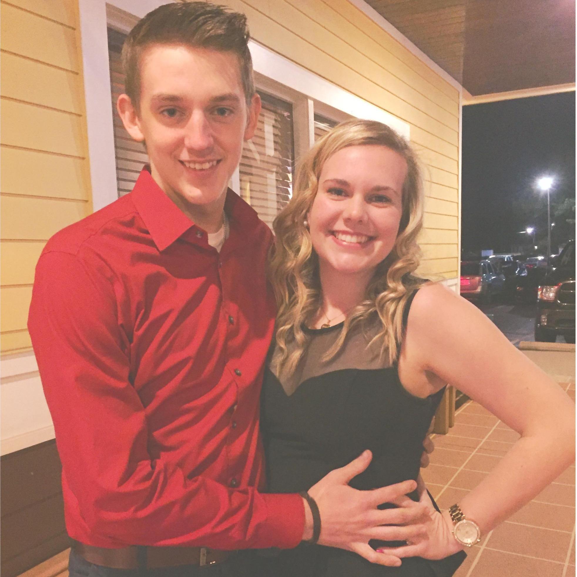 First Valentine's Day celebrated together back in 2016