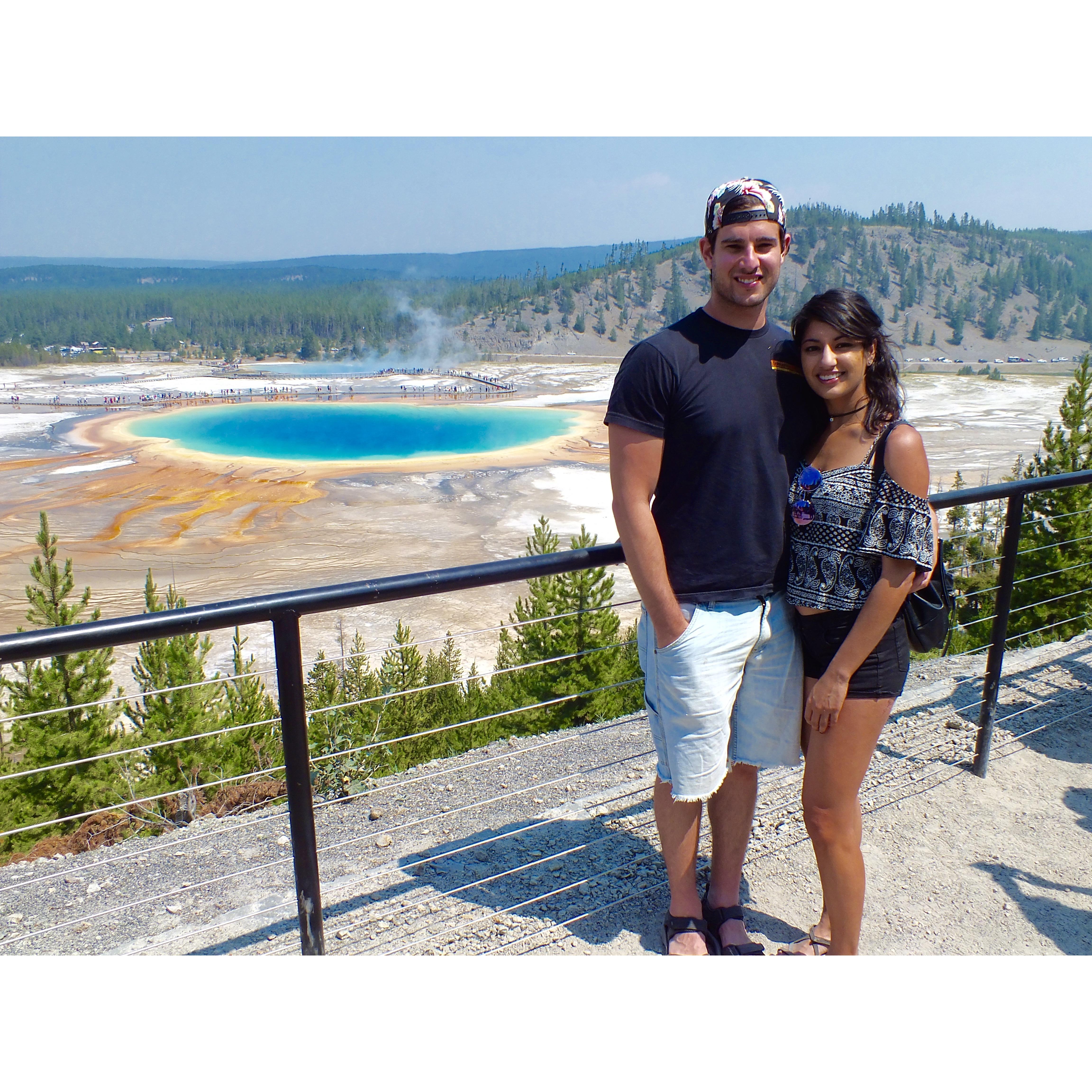 Another one from our camping roadtrip across the USA -- Yellowstone National Park, Montana