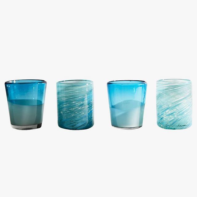 Azul Recycled Glass Tumblers - Set of 4