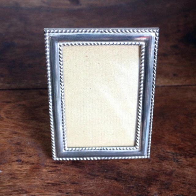 Silver vintage French Art Deco Antique Photo Picture Frames - Amazing Deco Details