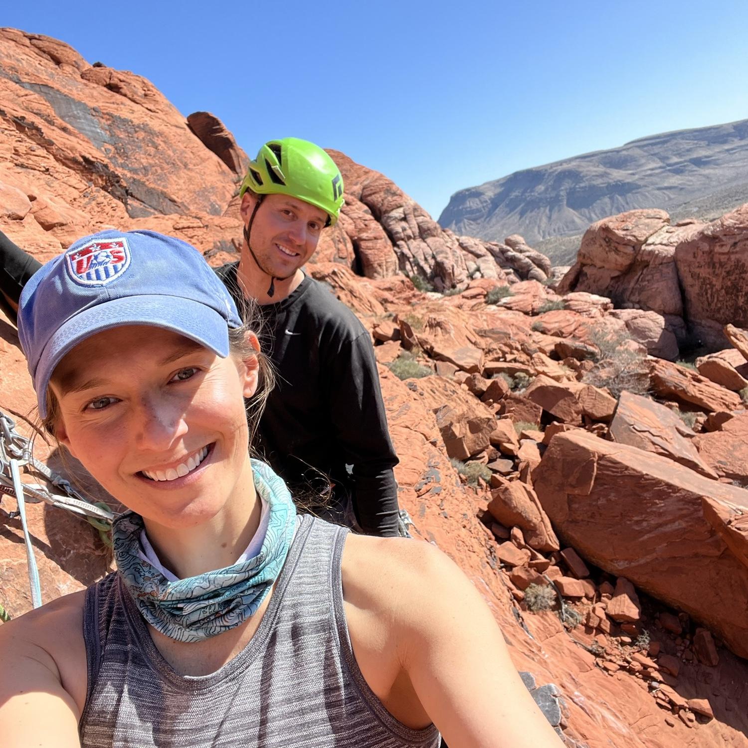 Climbing in Red Rock, NV