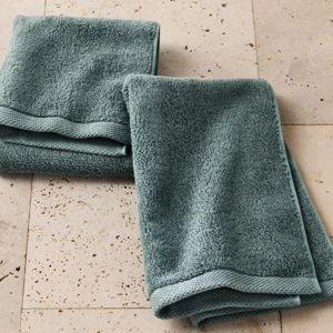 2pk Organic Hand Towel - Casaluna™ - Dark Teal