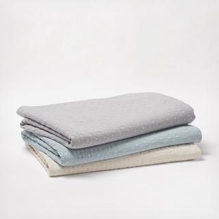 Oval Matelasse Organic Coverlet