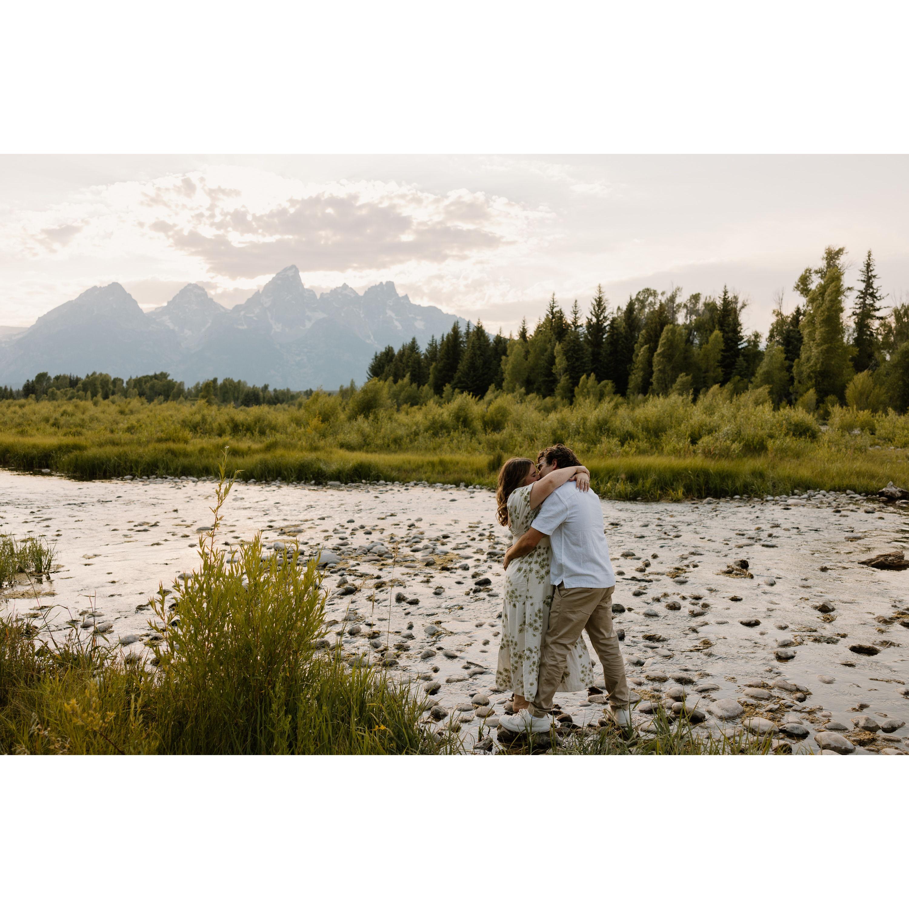 Our magical engagement session at Teton National Park!