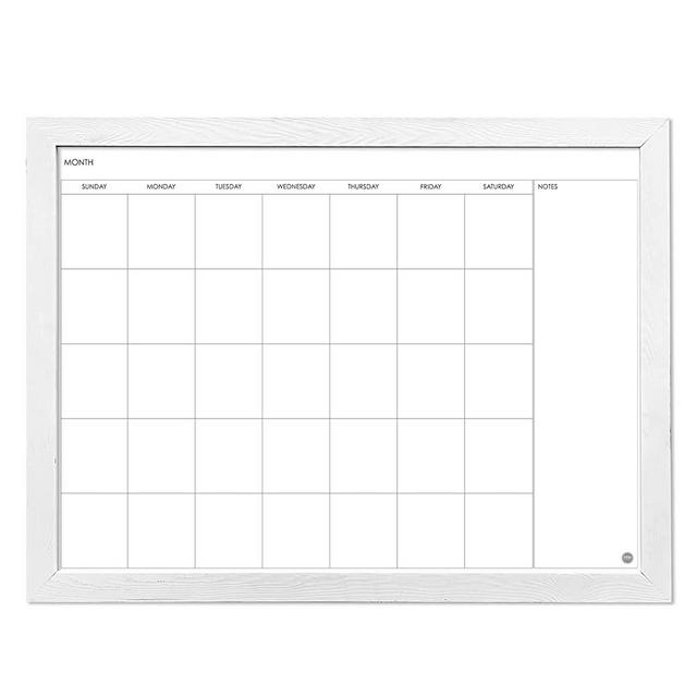 Loddie Doddie - Magnetic Calendar Board, Dry Erase Board for Wall, Wall Mount White Board Calendar, Home or Office Decor for to-Do Lists, White Wood Frame, 30 inches x 40 inches