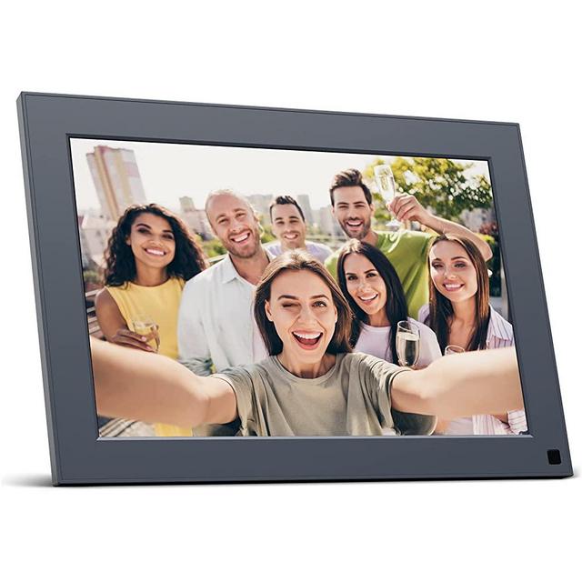 Dragon Touch Smart Digital Photo Frame - 10.1 Inch WiFi Picture Frame with Magnetic Stand, IPS Touch Screen HD Display, 16GB Storage, Auto-Rotate, Share Photos and Video via App, Email, FTP&USB