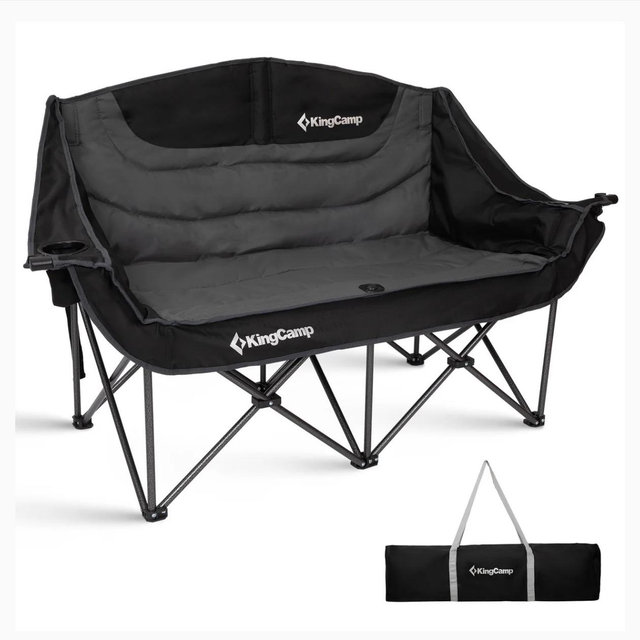 KingCamp VOLCAPETRA Oversized Padded Double Camping Sofa