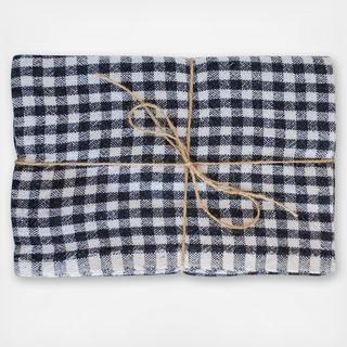 Gingham Tea Towel, Set of 2