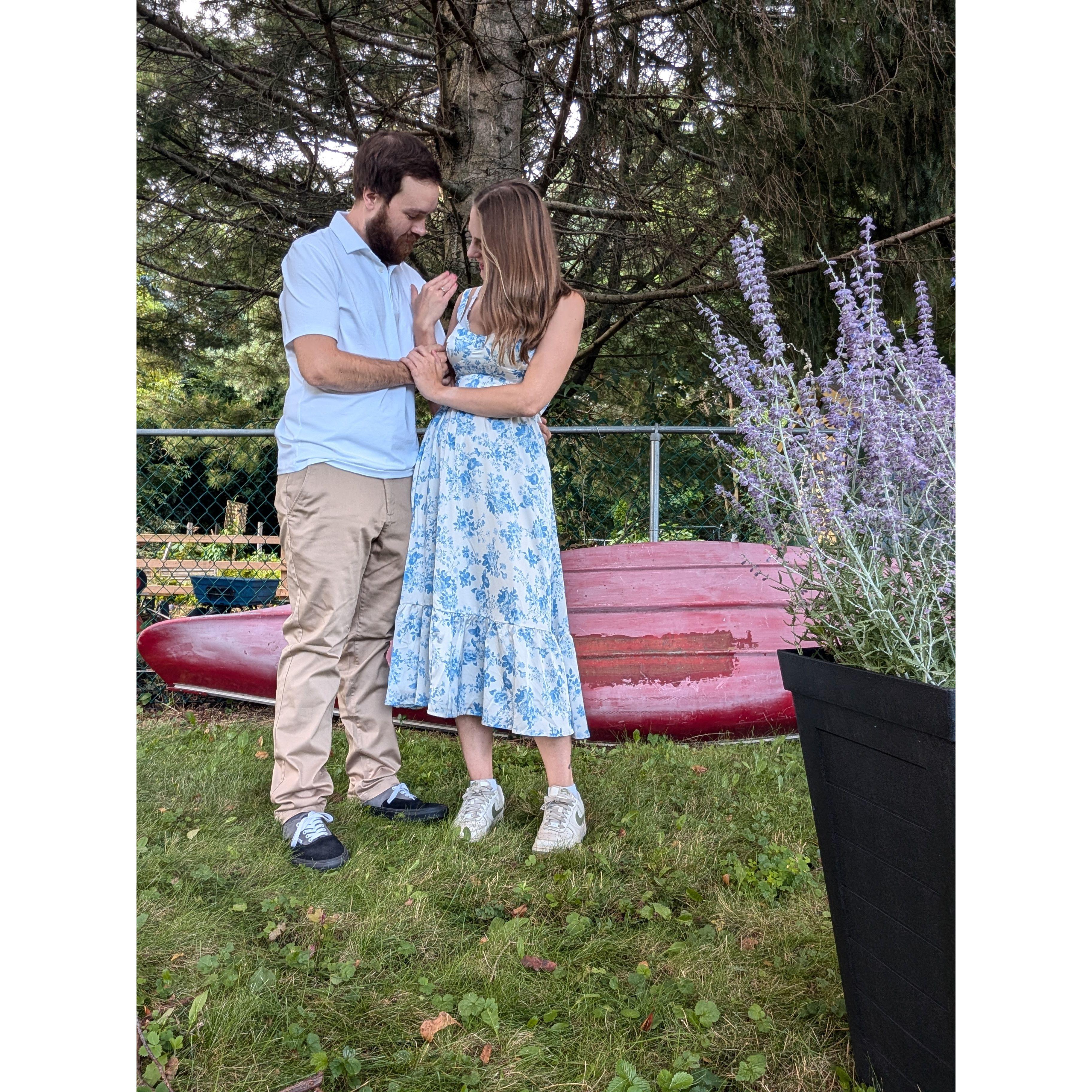 Engagement announcement August 2024.
