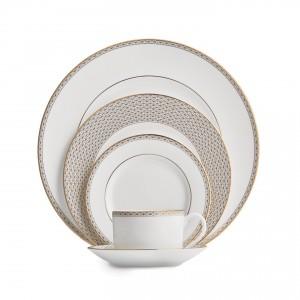 Lismore Diamond Gold 5-Piece Place Setting