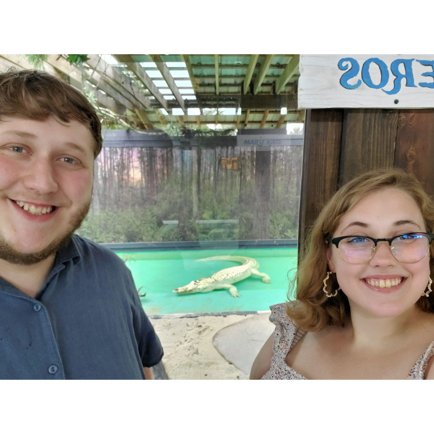 Brandon and Victoria at Gatorland 2023