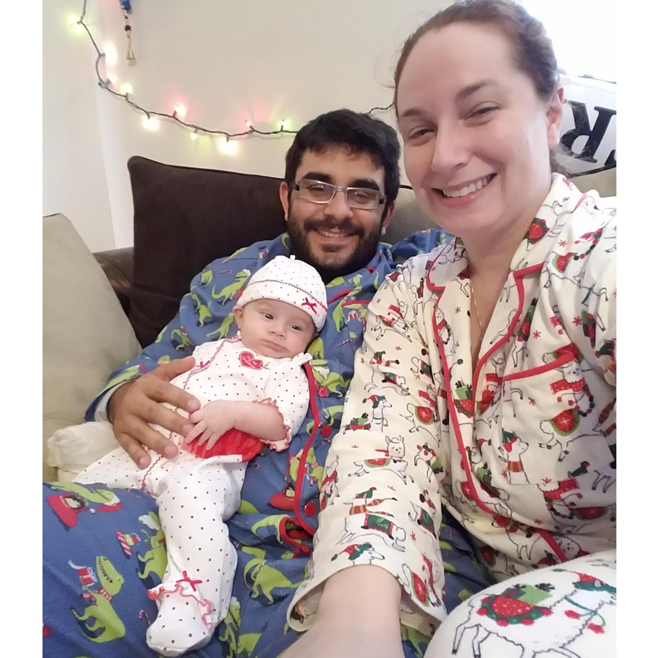 Our first Christmas as a family. Dec 2018