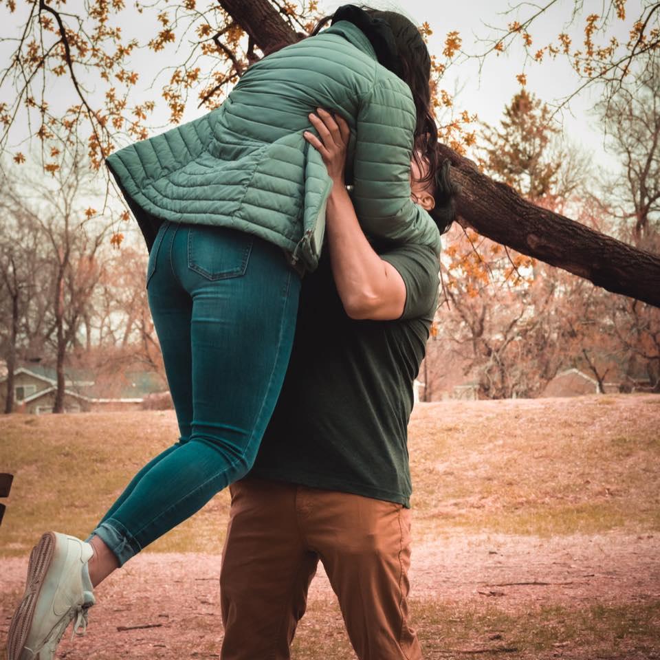 Taken by Gabe after Jose proposed.
