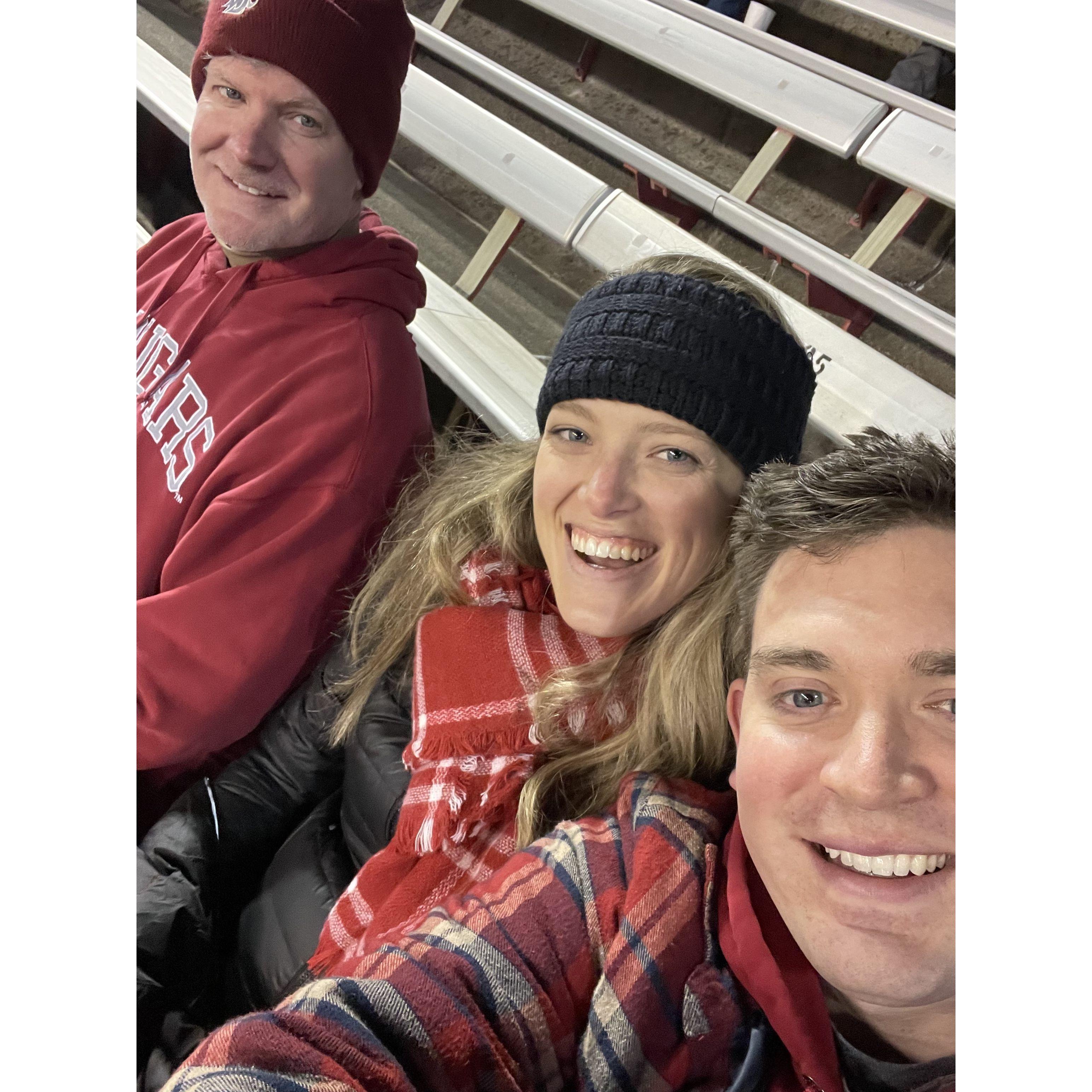 WSU football game in Pullman with Mr. Baker!