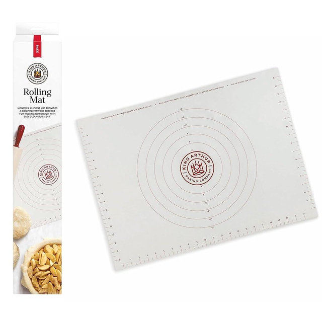 King Arthur Baking Company Rolling Mat, Non-Slip Non-Stick Silicone