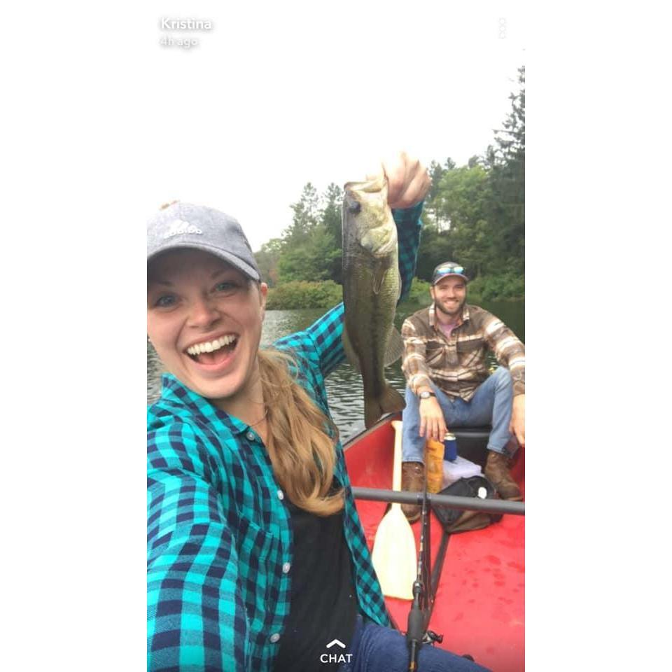 One of our first time's fishing together. Ron helped me to remember how much I loved it.
