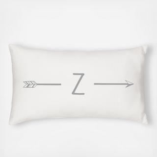 Personalized Arrow Lumbar Pillow