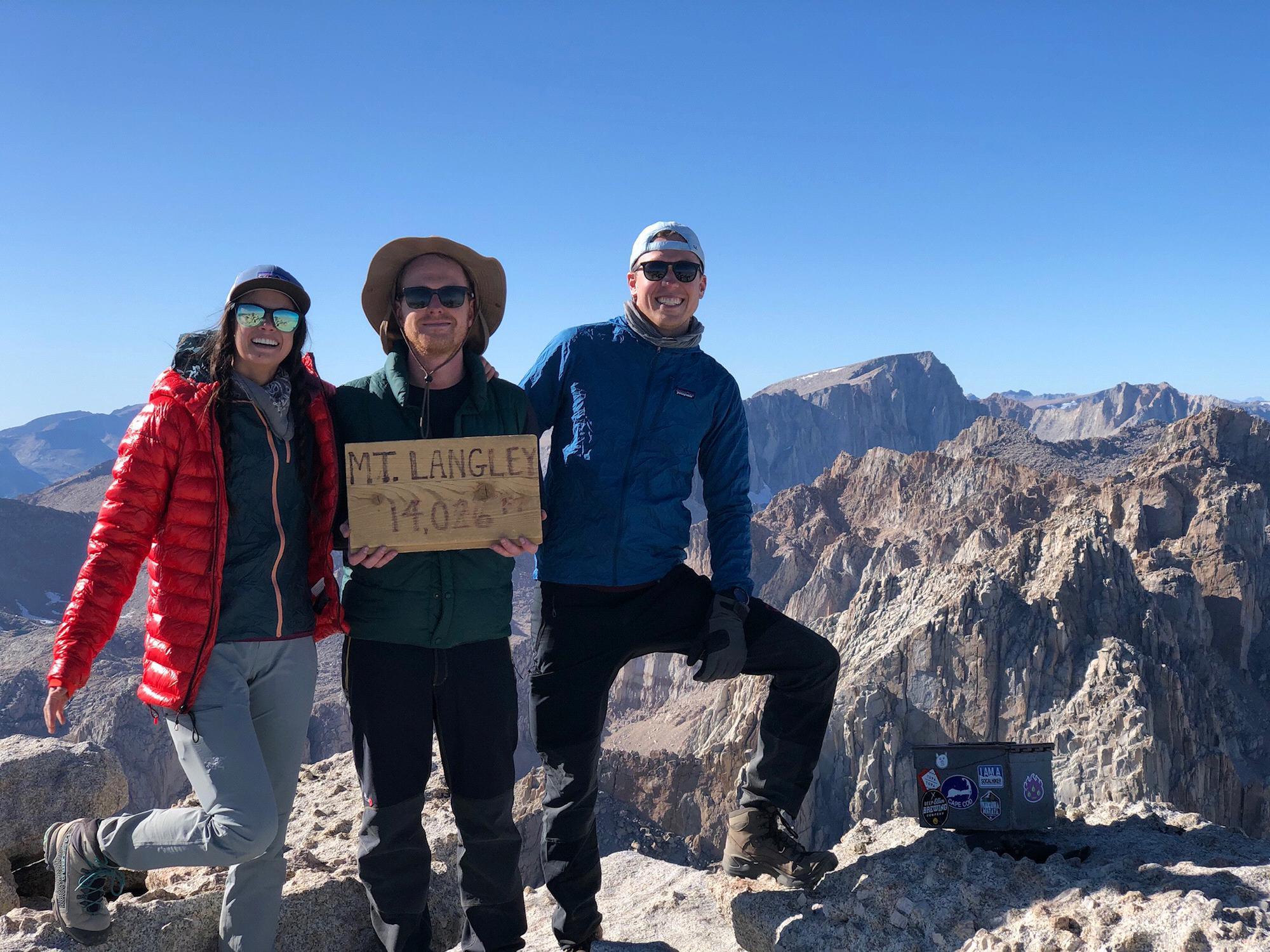 Mt. Langley with Evan - 2019