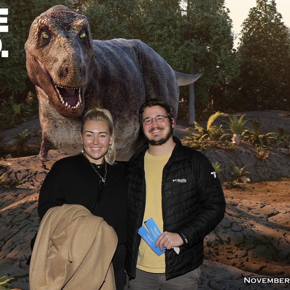 Date night at the Field Museum. Pretty sure we paid $40 for this photo...