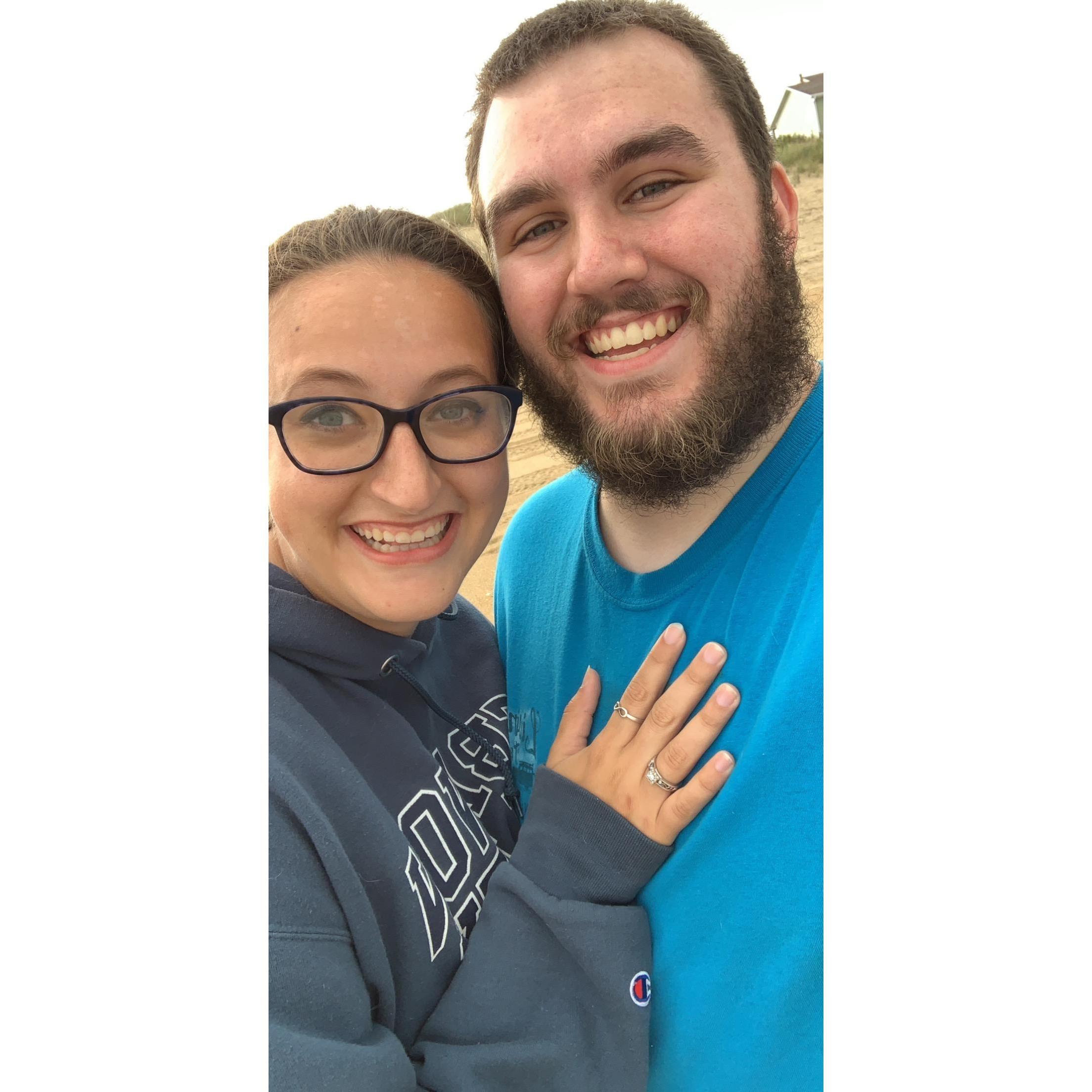2018 | From when we first got engaged in the Outer Banks!