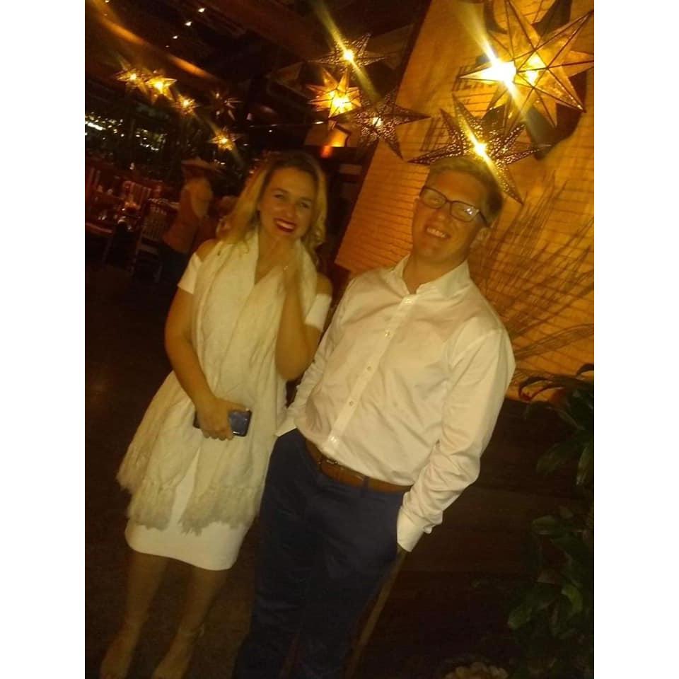 Dinner after we got married