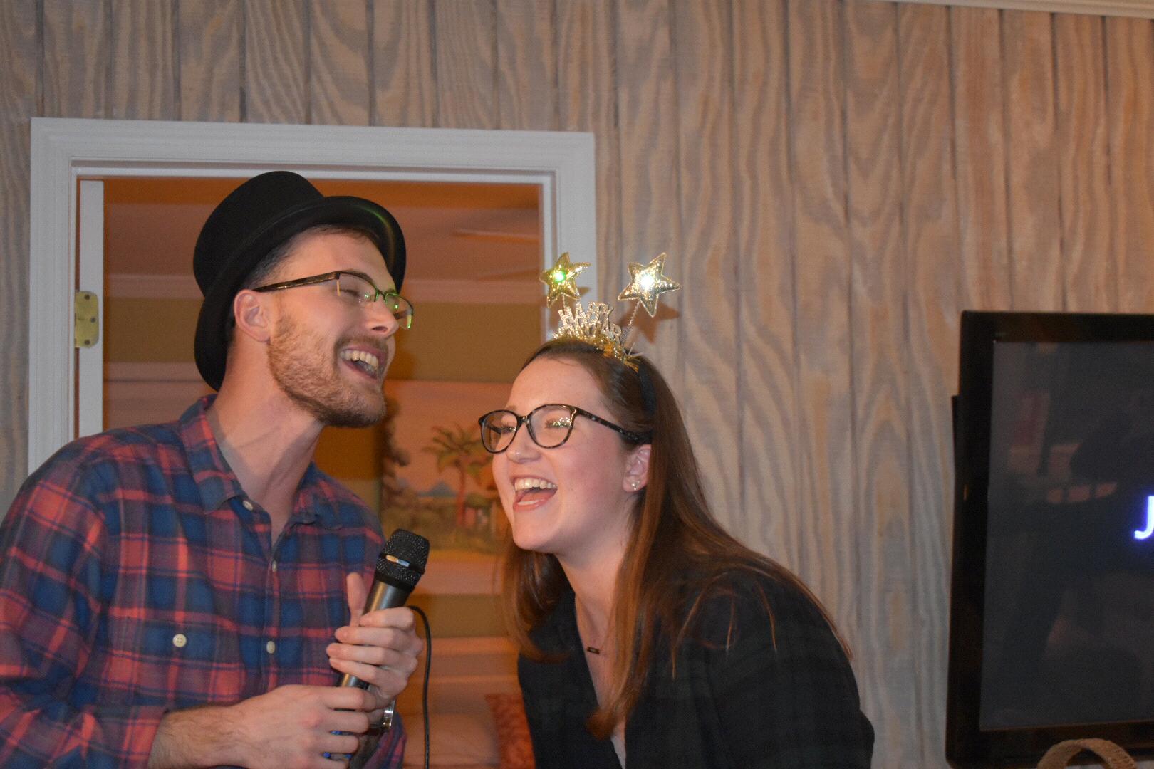 We always have to sing Wagon Wheel when we karaoke... you know since Taylor is from Roanoke and I’m from Johnson City