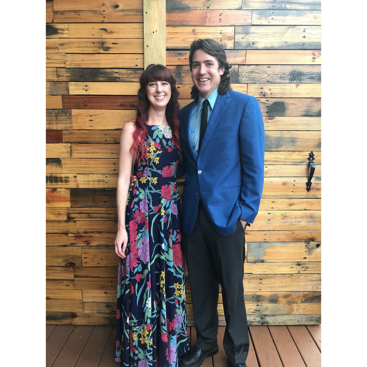 Our friends' wedding.