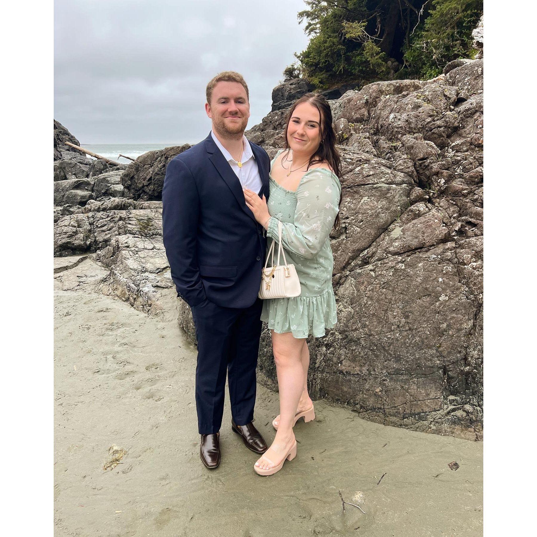 More weddings, more travelling. Tofino, BC