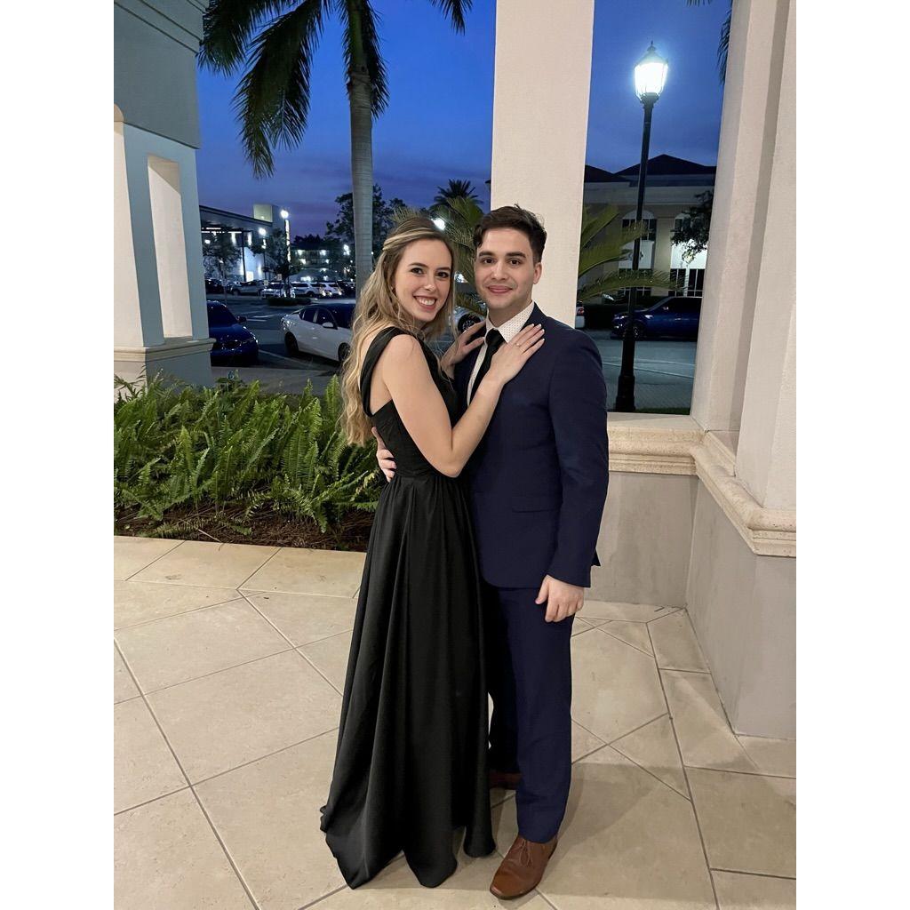 Our first wedding together!