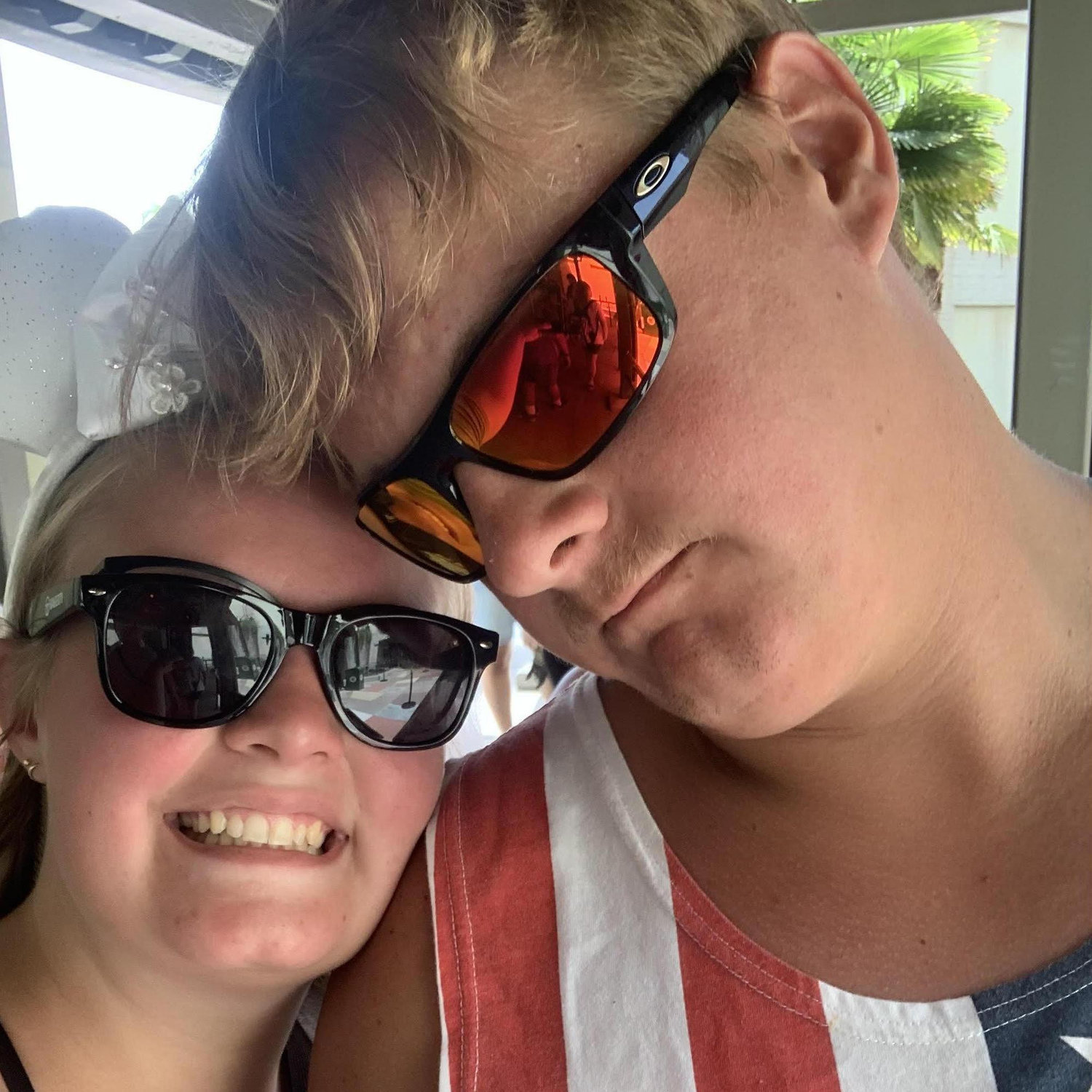 Here we are at Disney World in August 2021, peep my Minnie ears!