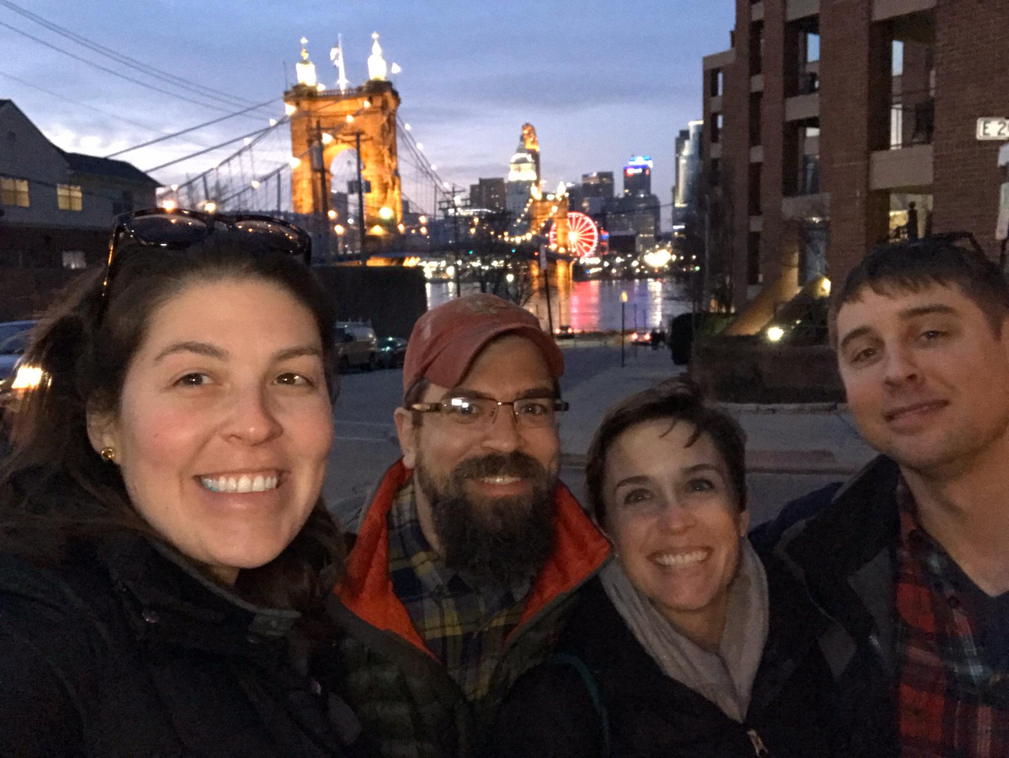 Nate's cousins (Alicia and Steve) visit Covington (2019)