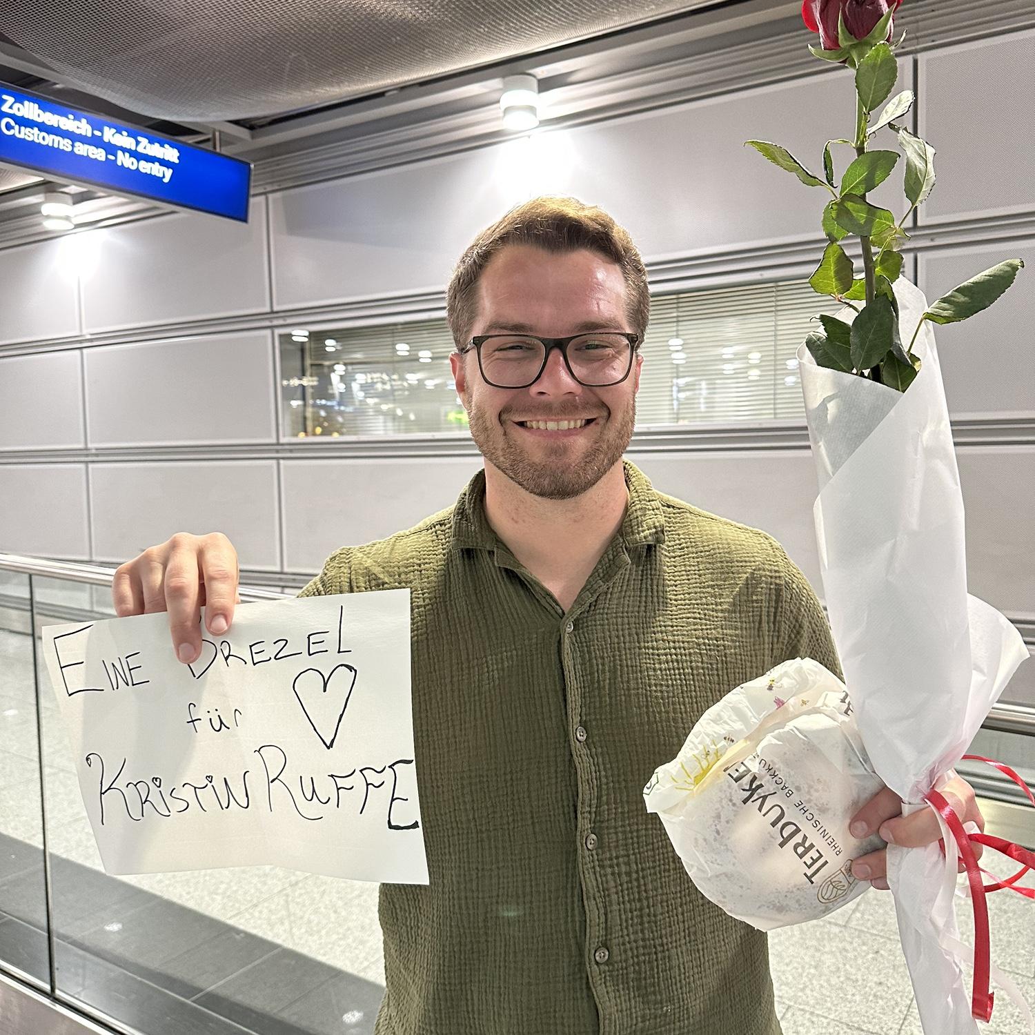 How Kyle picked me up from the airport in Germany after I joined him post Ireland