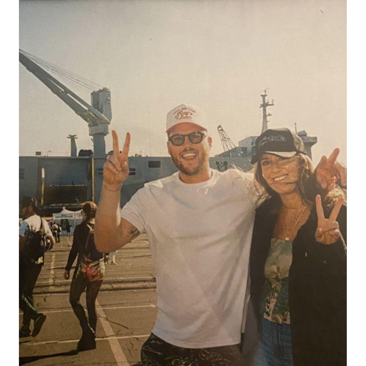 Our first music festival together. Michael was able to get us artist passes which resulted in him meeting his favorite DJ and this photo being taken by one of his favorite photographers.