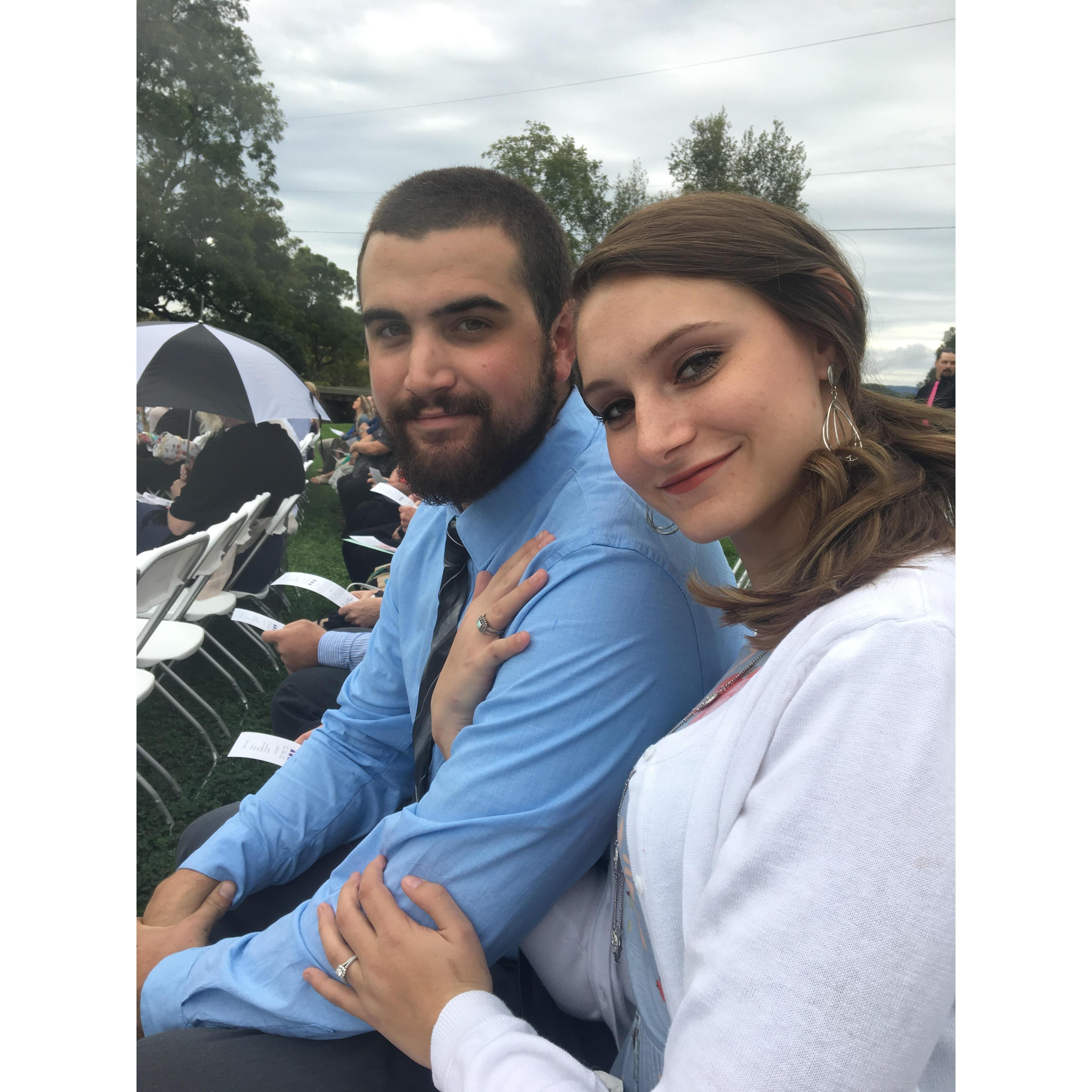 September 8, 2018 - Celebrating the new Mr. & Mrs.  Weyant!