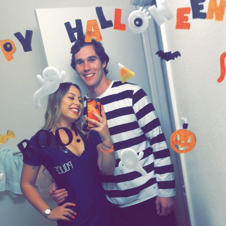 October 26, 2018
Our costumes for a Halloween Party (Danica's FAVORITE Holiday)!