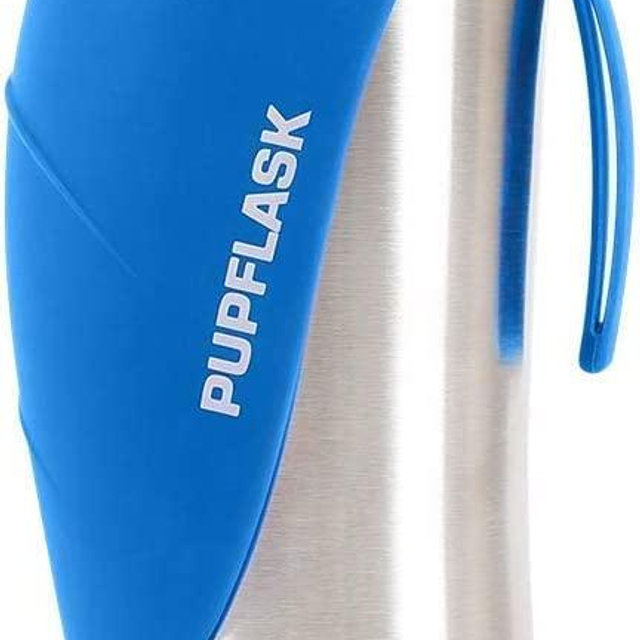 PupFlask Large Dog Water Bottle | 27 or 40 OZ Stainless Steel | Convenient Dog Water Dispenser | Puppy Travel Water Bowl | Portable Pet Water Bottle | Leak Proof Bottle Perfect Size For All Dog Breeds