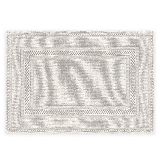 Jean Pierre Stonewash Racetrack 17-Inch x 24-Inch Bath Rug in Light...