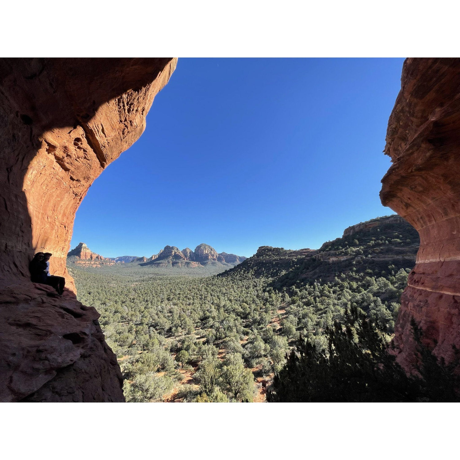 Birthing Cave (that's us to the left)