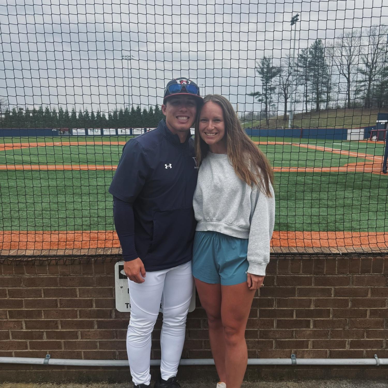 March 2026 - Hannah came to watch Logan coach at Walter's State in Morristown, TN. They won both games!