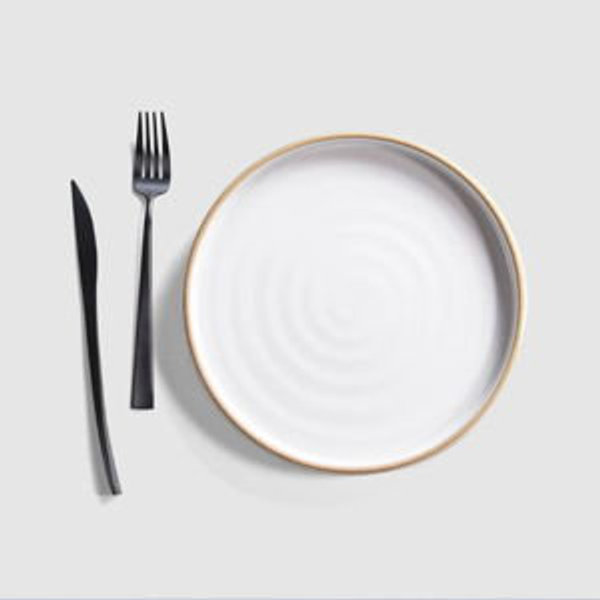 8.5" Square Sided Salad Plate (Toasted | Birch)