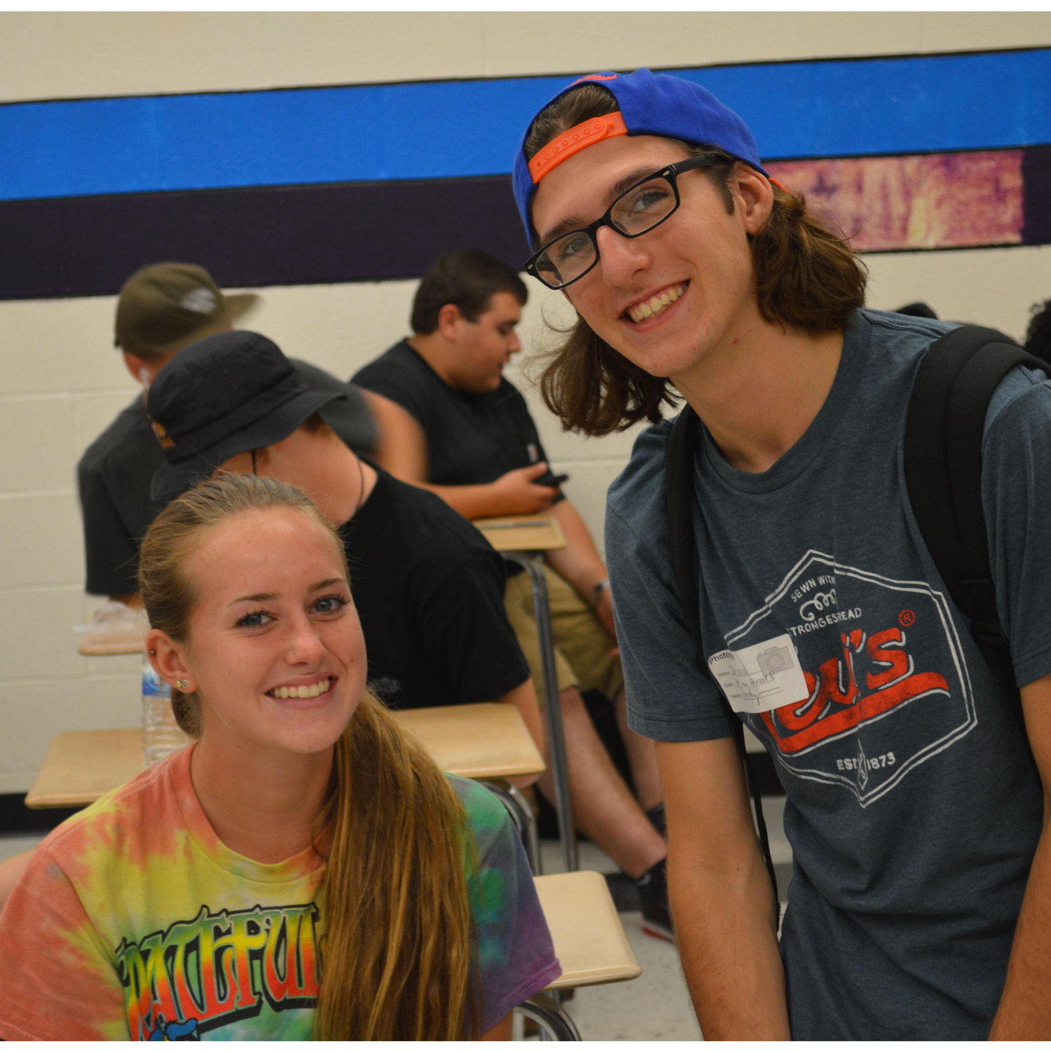 Our first picture together- Senior Year 2016