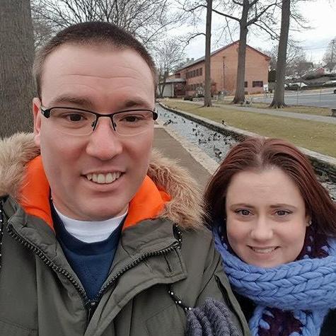 Just before Craig proposed walking around Lititz Park.