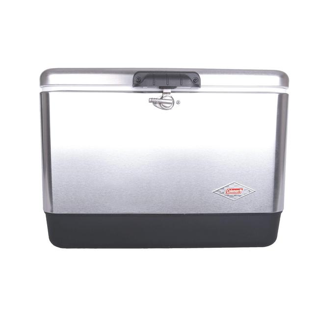 Coleman Cooler | Steel-Belted Cooler Keeps Ice Up to 4 Days | 54-Quart Cooler for Camping, BBQs, Tailgating Outdoor Activities