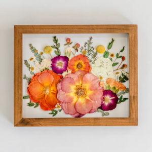 Grace & Serendipity Pressed Bouquet Presentation