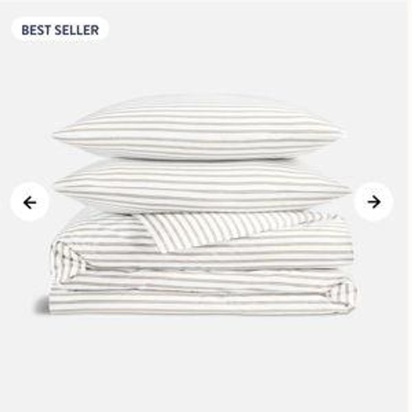 King Size Classic Percale Duvet Set